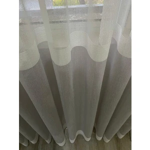 Renk Geçişli Dörtgen Desen Tül Perde Sık Pile