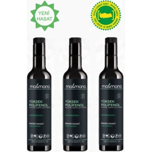 Yüksek Polifenollü Zeytinyağı 3x250 ml (2024 SEZONU)