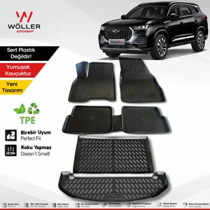 Chery Tiggo 8 Paspas Bagaj Havuzu Set 2022 Sonrası 3D Ultraflex Set