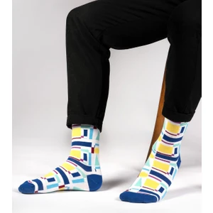 Ozzy Socks Kare Desenli Çorap