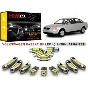 Volkswagen Passat B5 LED Iç Aydınlatma Ampul Seti Femex Parlak Beyaz