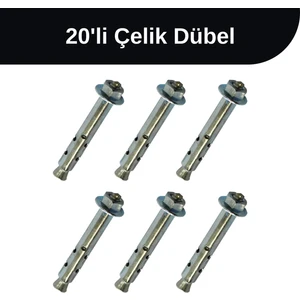 Panel Çit Direği Dübel 20 Adet