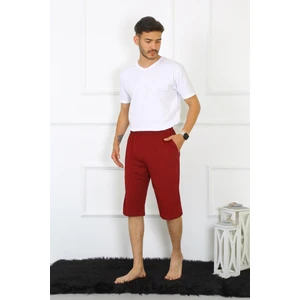 Erkek Cepli Pamuk Lakost Kapri Bordo 27554