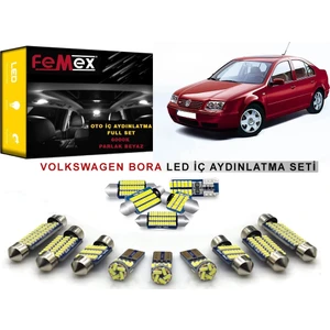 Volkswagen Bora Araçlar Için LED Iç Aydınlatma Ampul Seti Femex Parlak Beyaz