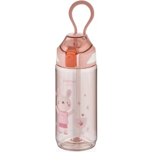 Çocuk Su Matarası Tritan Pembe 570ML
