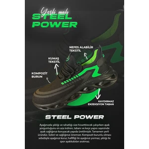 Steel Power Tools Kompozit Burunlu İş Ayakkabısı