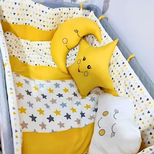 Kista Baby Park Yatak Bebek Uyku Seti Nevresim Takımı 70x110 Damla Sarı