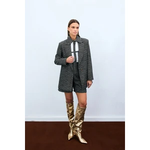 Klasik Tüvit Ceket - Kahve