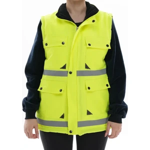 Ağca İş Elbiseleri Yeşil Polarlı Mühendis Montu