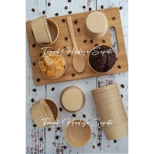 Trend Hediye Sepeti 50'li Büyük Boy Jumbo XL Kraft Muffin, Cupcake Kalıbı, Kek Kalıbı, Cupcake Kağıdı, Airfryer Uyumlu