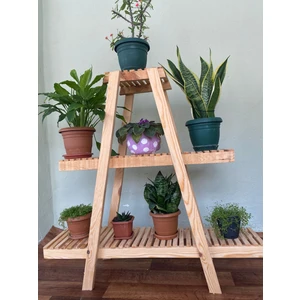 Ahşap Çiçeklik Dekoratif Çiçek Standı