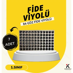 Fidelik Viyol 84 Göz Fide Viyolü Fide Altlığı Tohum Yetiştirme Kabı (Adetseçiniz)
