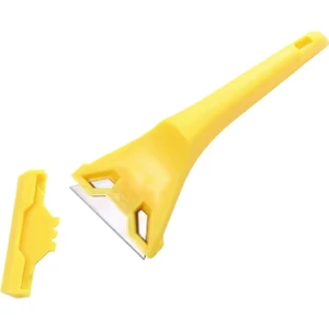 Çelik Bıçaklı Cam Fayans Mermer Leke Etiket Boya Buz Kazıyıcı