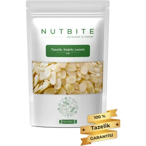 Premium File Badem 100gr - Taptaze Yeni Mahsül - Gurme Serisi - Çiğ & Tuzsuz - Dilimlenmiş Badem