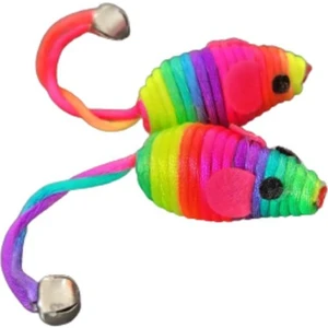 2`li Fare Kedi Oyuncak Zillı