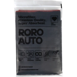 Roro Auto Uludağ Mikrofiber Araç Kurulama Bezi 60X90 Siyah Jumbo Boy