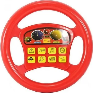 Pop Konsol Sesli Müzikli Pilli Direksiyon Türkçe Eğitici Oyuncak Kırmızı