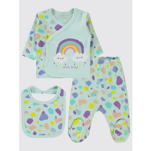 Civil Baby Kız Bebek Zıbın Takımları  Mint