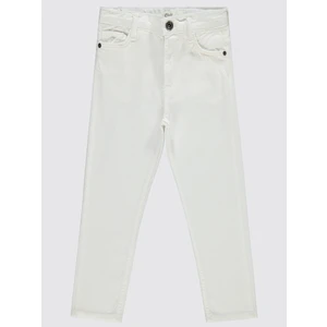 Civil Boys Erkek Çocuk Pantolon 10-13 Yaş Beyaz