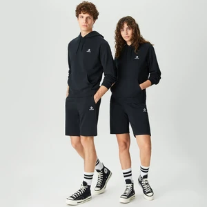 Go-To Embroidered Star Chevron Fleece  Unisex Siyah Şort