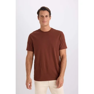 %100 Pamuk New Regular Fit Bisiklet Yaka Basic Düz Kısa Kollu Tişört V7699AZ25SP