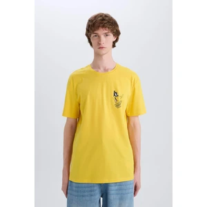 %100 Pamuk Looney Tunes Regular Fit Bisiklet Yaka Kısa Kollu Tişört E4748AX25SP
