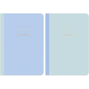 Keskin Color Limited Edition Terzi Dikiş 2'li Defter Seti Pastel Mavi 17X25