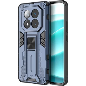 4U Sky Xiaomi Redmi Note 14 Pro+ 5G Kılıf PC+TPU Stand-Mavi ile Darbeye Dayanıklı Telefon Kılıfı için (Yurt Dışından)