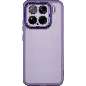 4U Sky Xiaomi 15 Kılıf Elektroliz Kamera Çerçevesi Tpu Telefon Kapağı-Şeffaf Mor Için (Yurt Dışından)