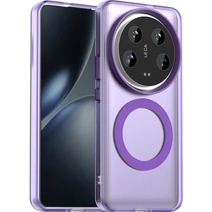 4U Sky Xiaomi 14 Ultra Kılıf Için Magsafe Pc+Tpu+Pet Anti-Drop Telefon Kapağı İle Uyumlu-Mor (Yurt Dışından)