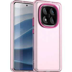 4U Sky Xiaomi Redmi Note 14 Pro 5G Kılıf Pc+Tpu+Pet Mat Düşmeyi Önleyici Telefon Arka Kapak-Kırmızı (Yurt Dışından)