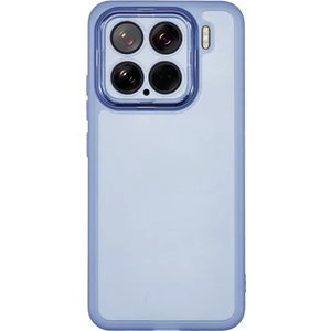 4U Sky Xiaomi 15 Kılıf Elektroliz Kamera Çerçevesi Tpu Telefon Kapağı-Şeffaf Mavi Için (Yurt Dışından)