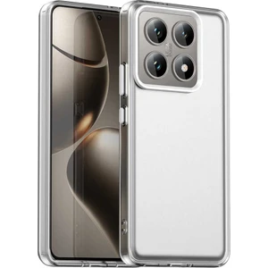 4U Sky Xiaomi 14T Pro Kılıf PC+TPU+PET Mat Düşme Önleyici Telefon Arka Kapak-Beyaz (Yurt Dışından)