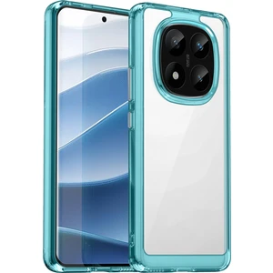 4U Sky Xiaomi Redmi Note 14 Pro+ 5G Kılıf Tpu + Akrilik Koruyucu Şeffaf Telefon Kapağı-Şeffaf Mavi (Yurt Dışından)