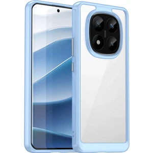 4U Sky Xiaomi Redmi Note 14 Pro+ 5G Kılıf Tpu + Akrilik Koruyucu Şeffaf Telefon Kapağı-Mavi (Yurt Dışından)