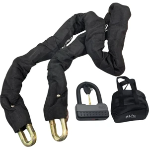 Crow'S Tech Motosiklet Çelik Zincir Kilidi  1.8 Metre 14 mm Kalınlığında Çantalı Taşınabilir Motosiklet Zincir Çelik Kilit Motor Kilidi