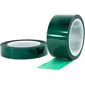 Bant Marketim Yeşil Polyester Bant Maskeleme Bandı 19MM x 55MT