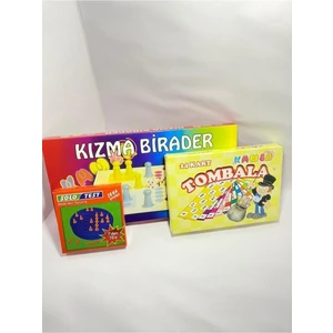 Kızma Birader Tombala-Solo Test Yılbaşı Oyun Seti