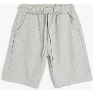 Basic Beli Bağcıklı Cepli Şort