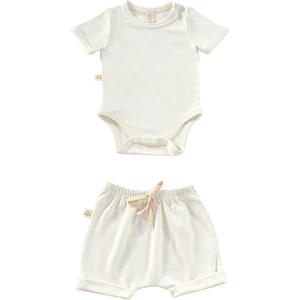 Tiny Lamb Elation Milk Şort ve Bodysuit Takım - 2 Parça