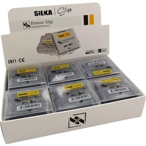SİLKA GREY KNEADED SİLGİ (12'Lİ KUTU)