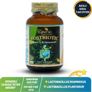 Postbiyotik 210 Milyar Cfu Rhamnosus & Plantarum (21KAPSÜL & 700MG) | Akıllı Gıda Takviyesi