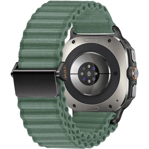 Samsung Galaxy Watch Ultra 47 mm İçin Uyumlu Kayış Kordonu KRD-120 Hasır Örgülü Kordon