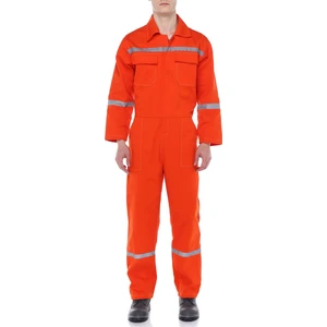 Ağca İş Elbiseleri 16/12 Gabardin Turuncu Tulum