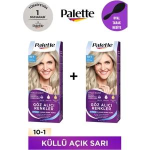 Göz Alıcı Renkler 10-1 Küllü Açık Sarı x 2 Adet + Gliss Tarak