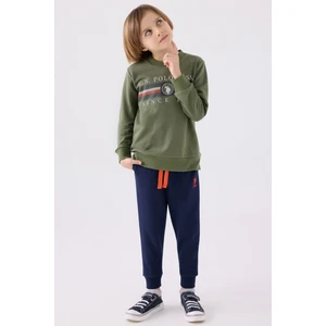 U.s. Polo Assn. Erkek Çocuk Haki Pijama Takım 50299481-VR027