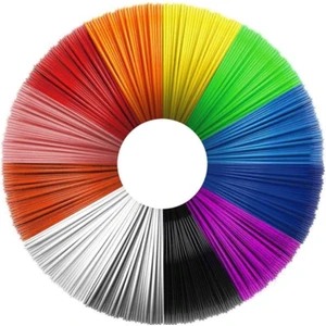 3D Kalem Yazıcı Için Filament 10 Renk Toplam 20 Metre