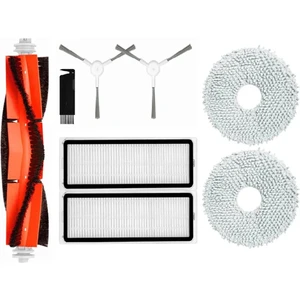 Xiaomi Robot Süpürge S10+ /S10 Plus B105 Yedek Parça Aksesuarları Ana Yan Fırça Hepa Filtre Paspas Bezi Bezi ile Uyumludur (Yurt Dışından)