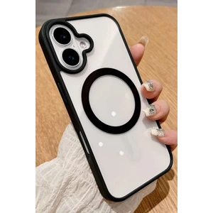 Vip Case Apple iPhone 16 Uyumlu Magsafe Wireless Şarj Özellikli Silikon Kamera Çıkıntılı Rema Kılıf
