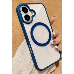 Vip Case Apple iPhone 16 Plus Uyumlu Magsafe Wireless Şarj Özellikli Silikon Kamera Çıkıntılı Rema Kılıf